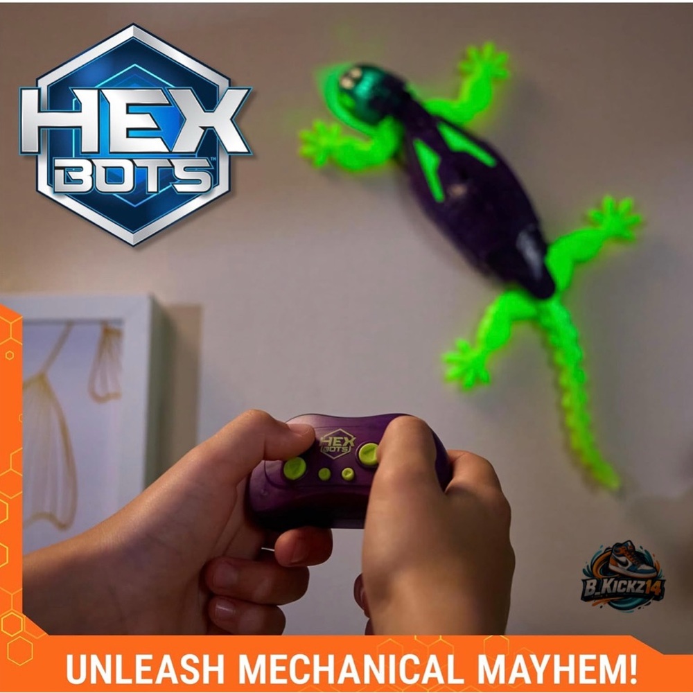 HEX BOTS Wall Crawler Gecko with Official Wall Climber Technology, Rechargeable - Picture 3 of 5